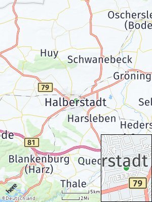 Here Map of Halberstadt