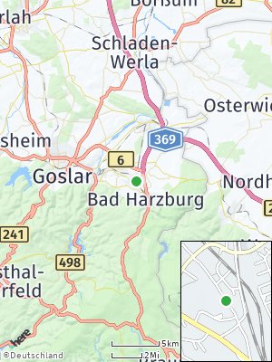 Here Map of Bündheim / Schlewecke