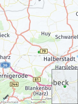Here Map of Schachdorf Ströbeck
