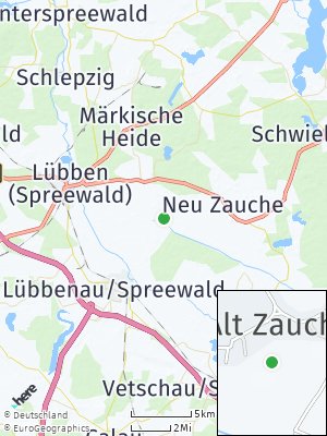 Here Map of Alt Zauche-Wußwerk