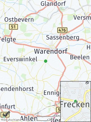 Here Map of Freckenhorst