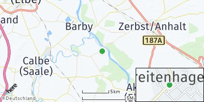 Google Map of Breitenhagen