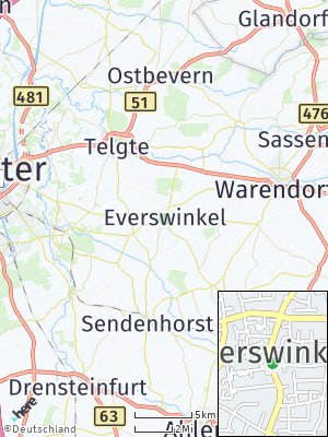 Here Map of Everswinkel