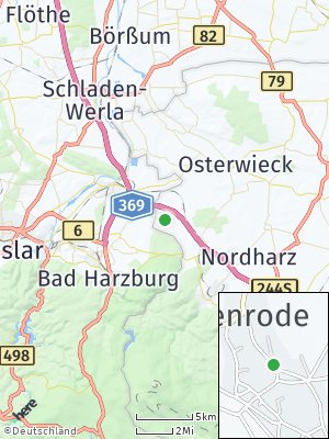 Here Map of Abbenrode bei Wernigerode