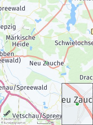Here Map of Neu Zauche