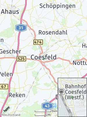 Here Map of Coesfeld