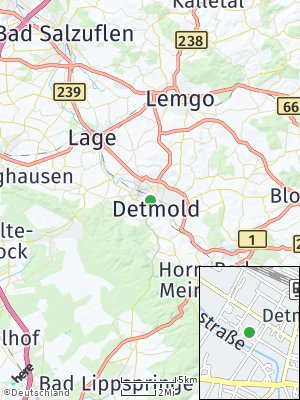 Here Map of Detmold