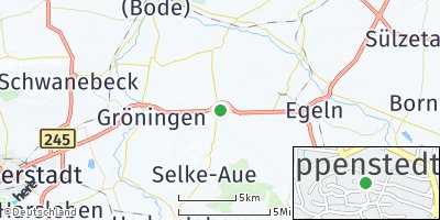 Google Map of Kroppenstedt