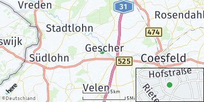 Google Map of Gescher