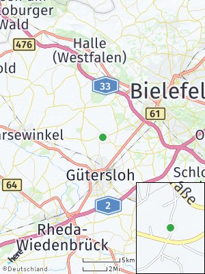Here Map of Hollen bei Gütersloh