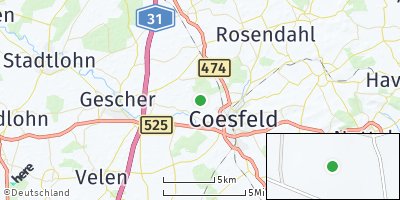 Google Map of Sirksfeld