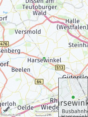Here Map of Harsewinkel