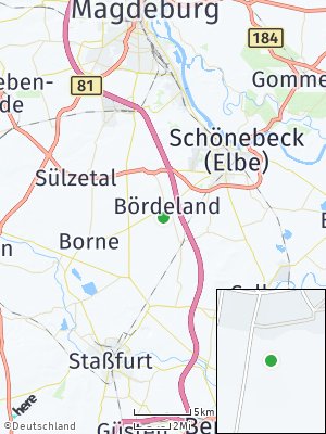 Here Map of Bördeland