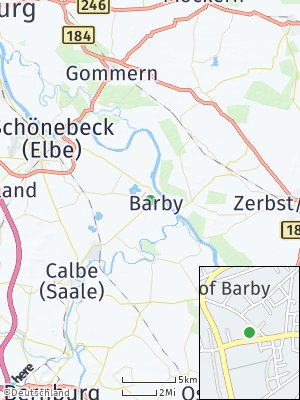 Here Map of Barby