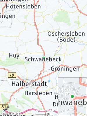 Here Map of Schwanebeck