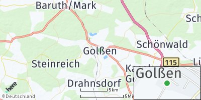 Google Map of Golßen