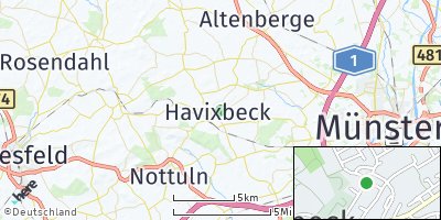 Google Map of Havixbeck