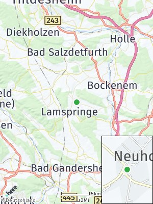 Here Map of Neuhof bei Hildesheim