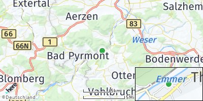Google Map of Thal bei Bad Pyrmont