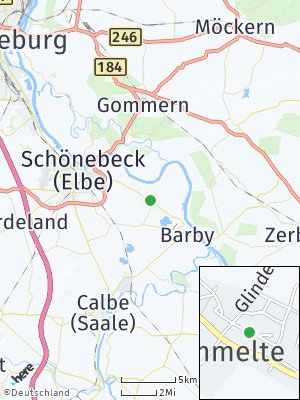 Here Map of Pömmelte