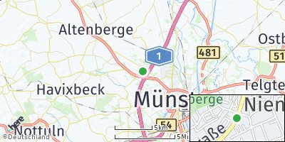 Google Map of Nienberge