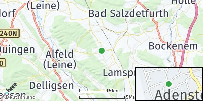 Google Map of Adenstedt bei Alfeld