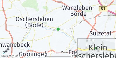 Google Map of Klein Oschersleben