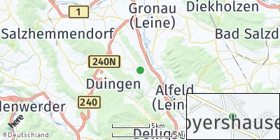 Google Map of Hoyershausen