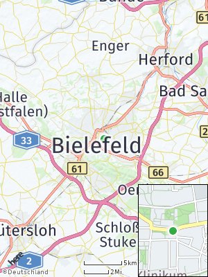 Here Map of Bielefeld
