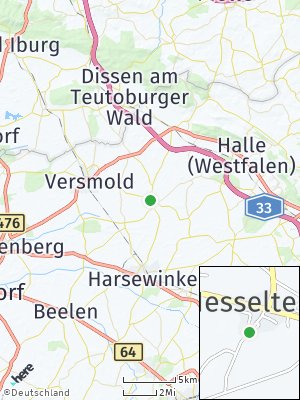 Here Map of Hesselteich