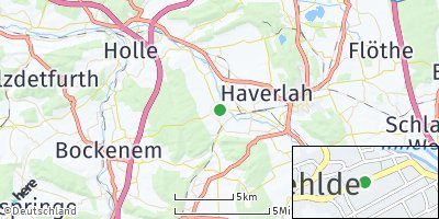 Google Map of Sehlde bei Salzgitter
