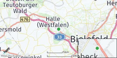 Google Map of Künsebeck