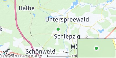 Google Map of Krausnick-Groß Wasserburg