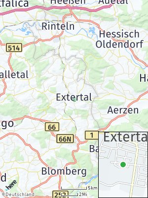 Here Map of Extertal