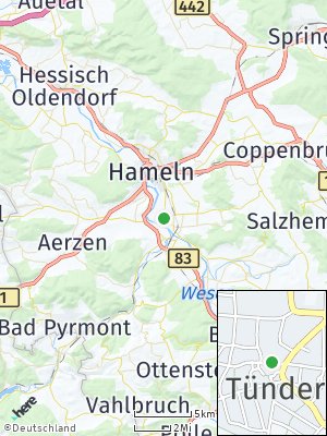 Here Map of Tündern