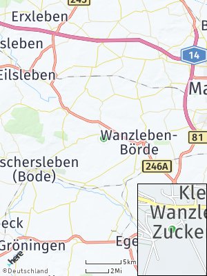 Here Map of Klein Wanzleben