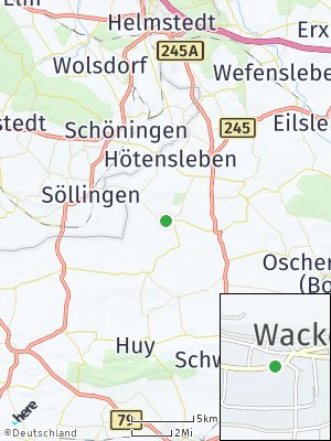 Here Map of Wackersleben