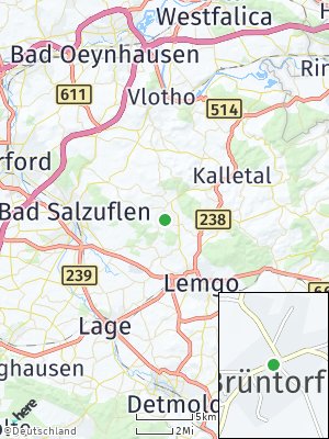 Here Map of Brüntorf