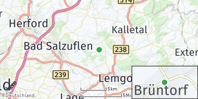 Google Map of Brüntorf