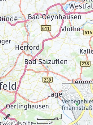 Here Map of Bad Salzuflen