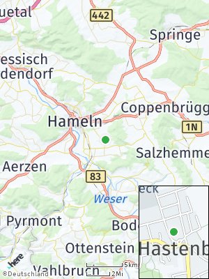 Here Map of Hastenbeck