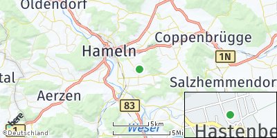 Google Map of Hastenbeck