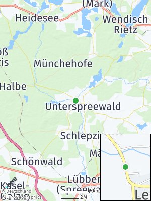 Here Map of Unterspreewald