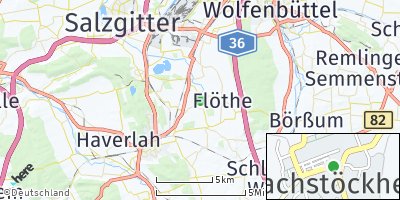 Google Map of Flachstöckheim