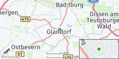 Google Map of Glandorf
