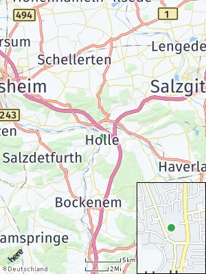 Here Map of Holle bei Hildesheim