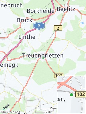 Here Map of Treuenbrietzen