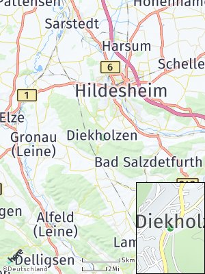 Here Map of Diekholzen