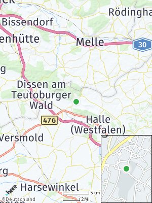 Here Map of Borgholzhausen