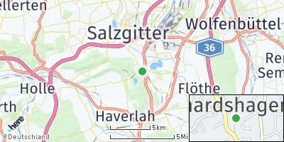 Google Map of Gebhardshagen